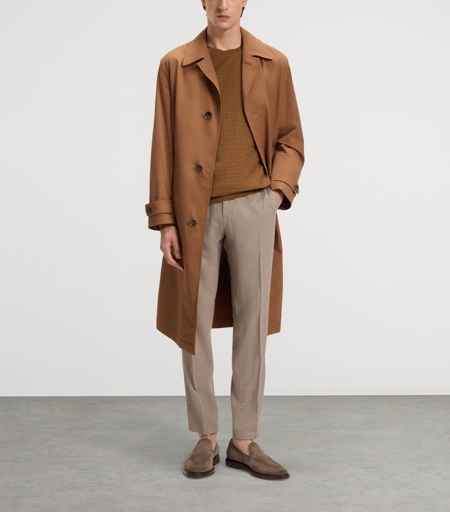 Silk Check Sweater 215 Image 2