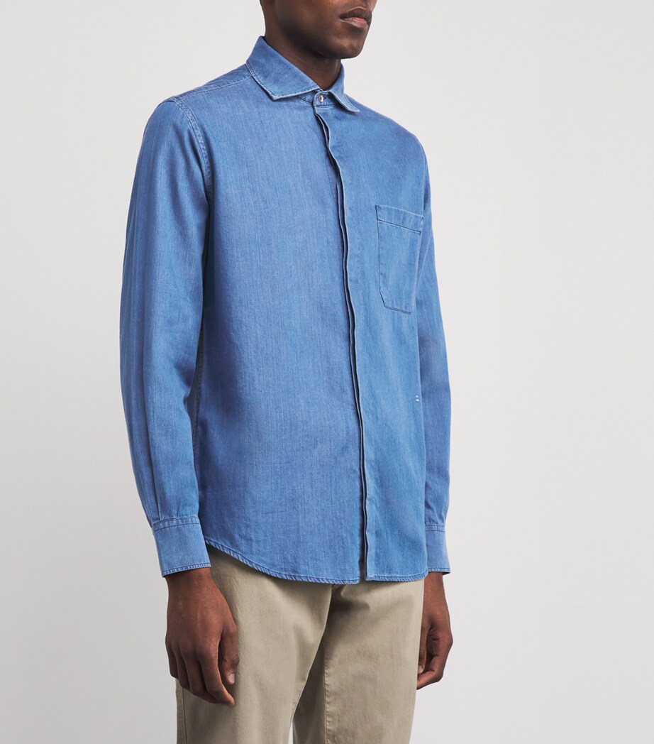 Denim Shirt BLUE Image 3