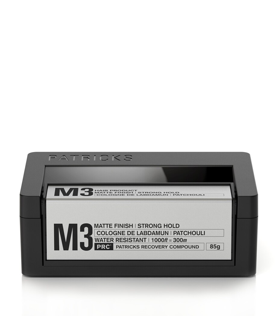 M3 Matte Strong Hold Medium Pomade (75g) NO COLOUR Image 1