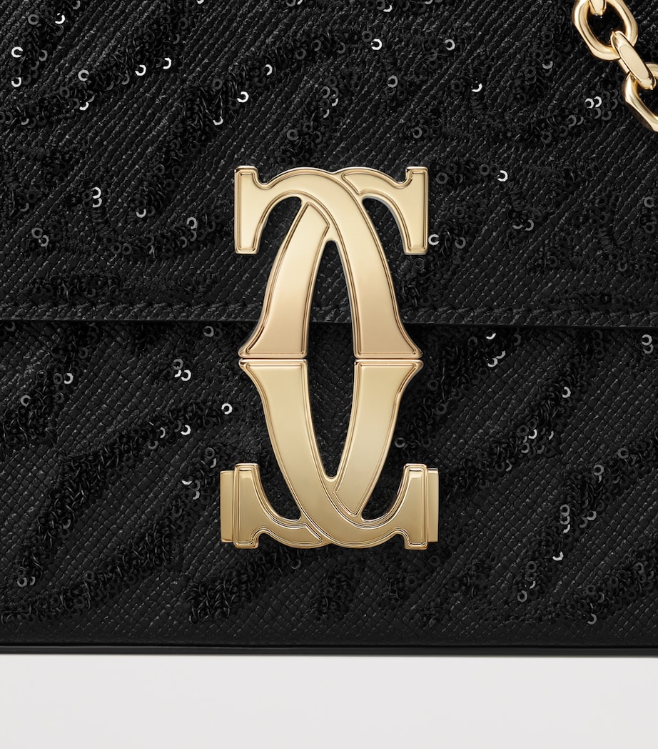 Mini C de Cartier Chain Bag BLACK Image 6