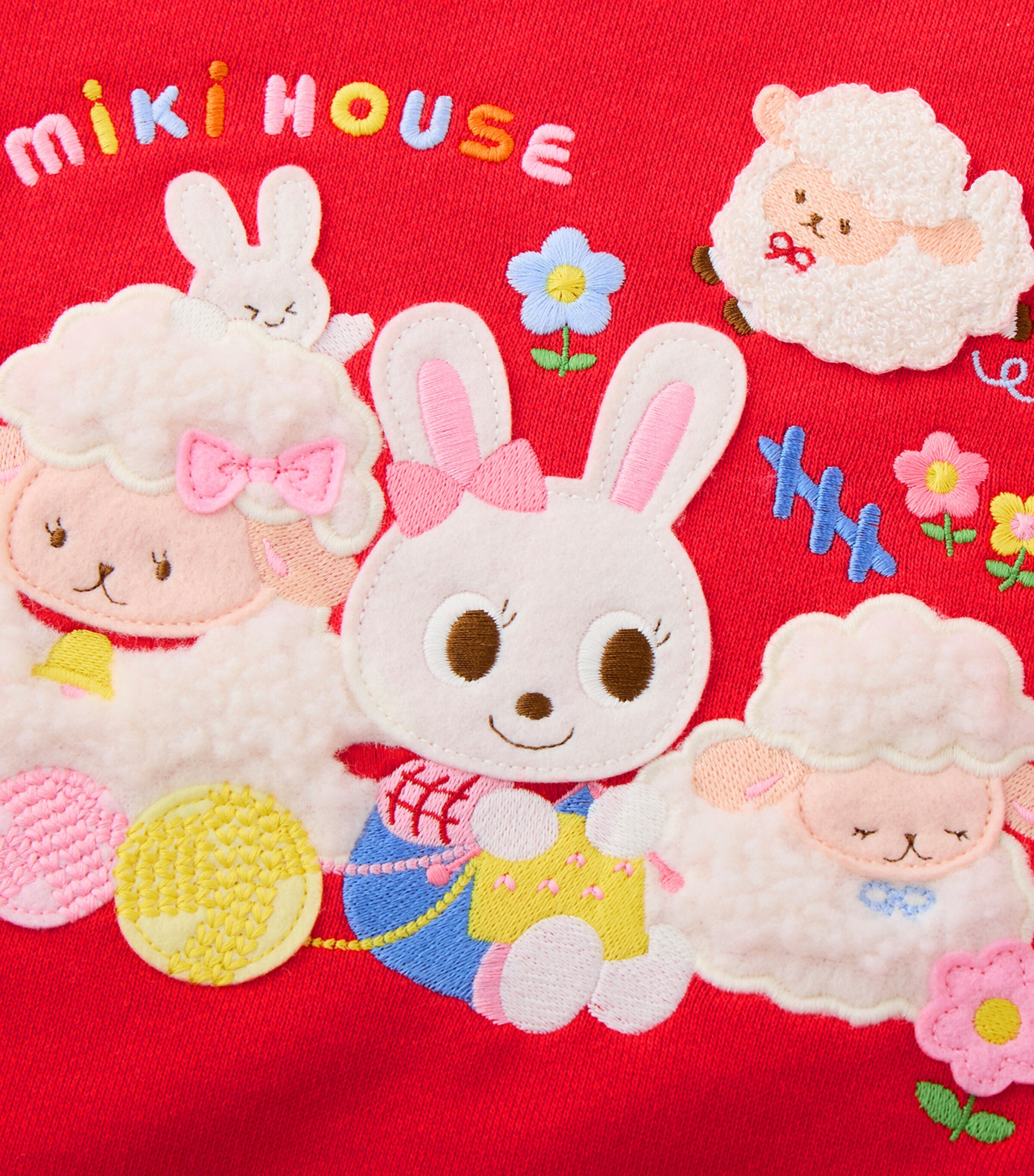 Miki House Cotton Embroidered Top (2-5 Years) Image 4