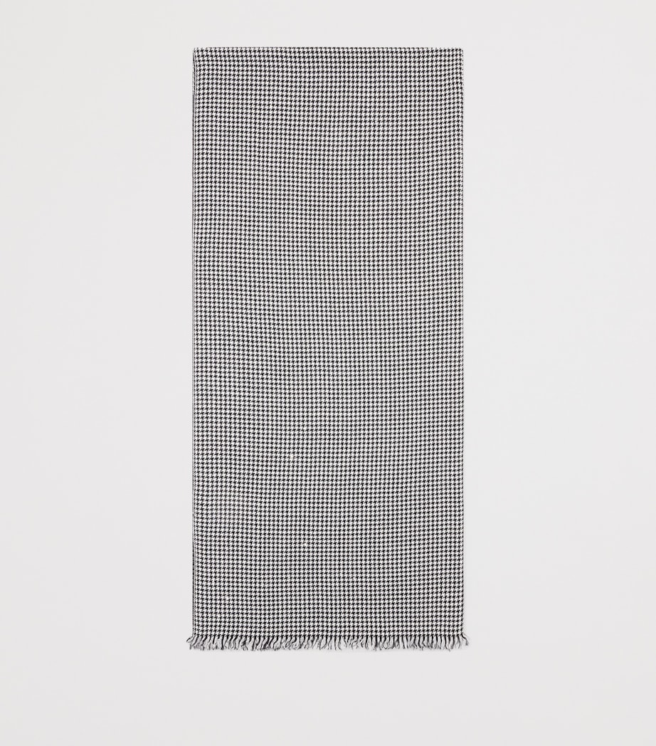TOM FORD Sequinned Houndstooth Scarf Nwa Image 3