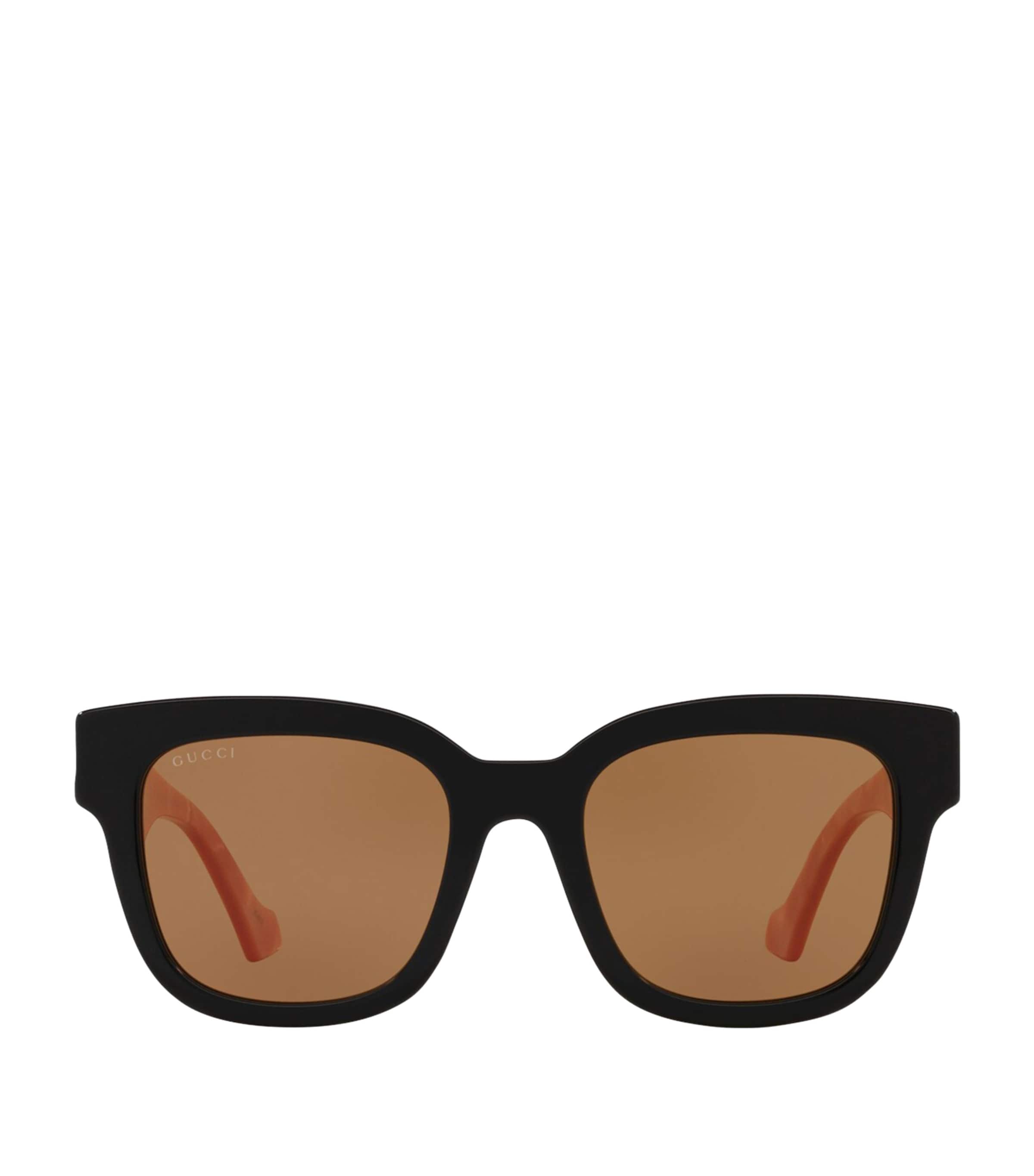 Gucci Womens Multi-coloured Gg0998s Square-frame Acetate Sunglasses In Black