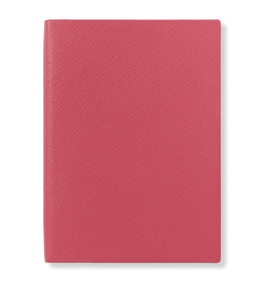 Leather Soho Notebook RASPBERRY Image 1