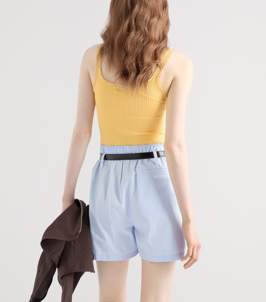 Cotton Ribbed Tank Top F0010 Image 4