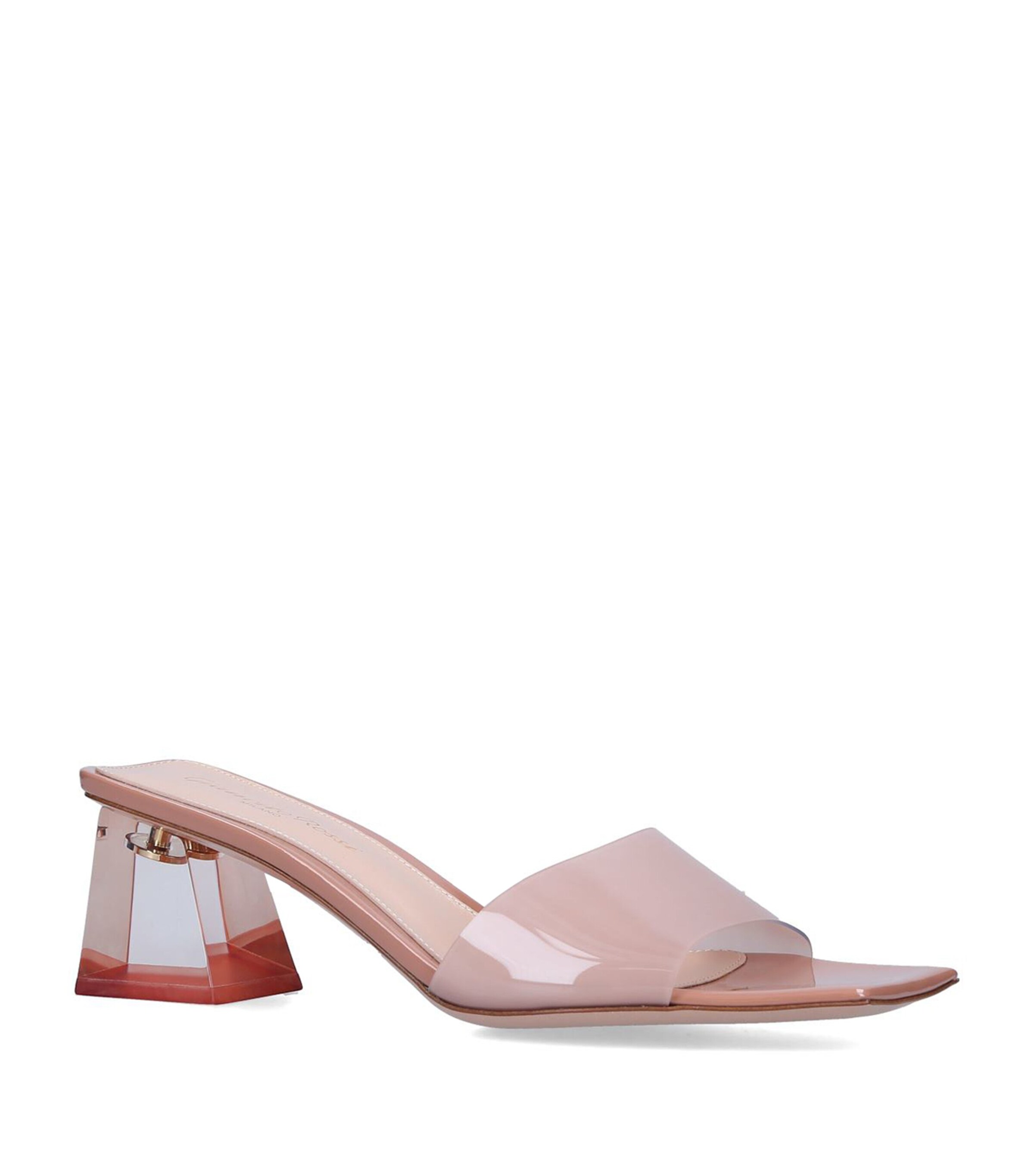 Leather Cosmic Mules 55 BLUSH Image 1
