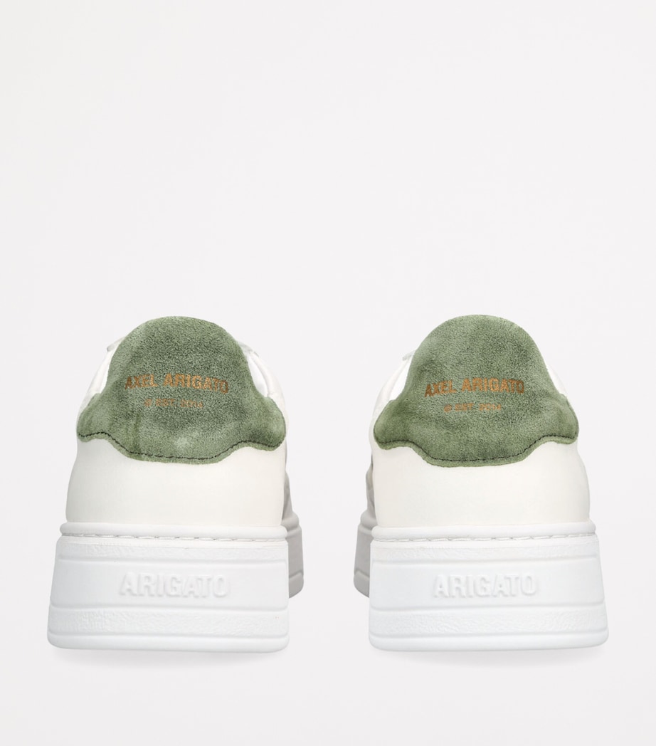 Leather Orbit Vintage Sneakers PALE GREEN Image 2