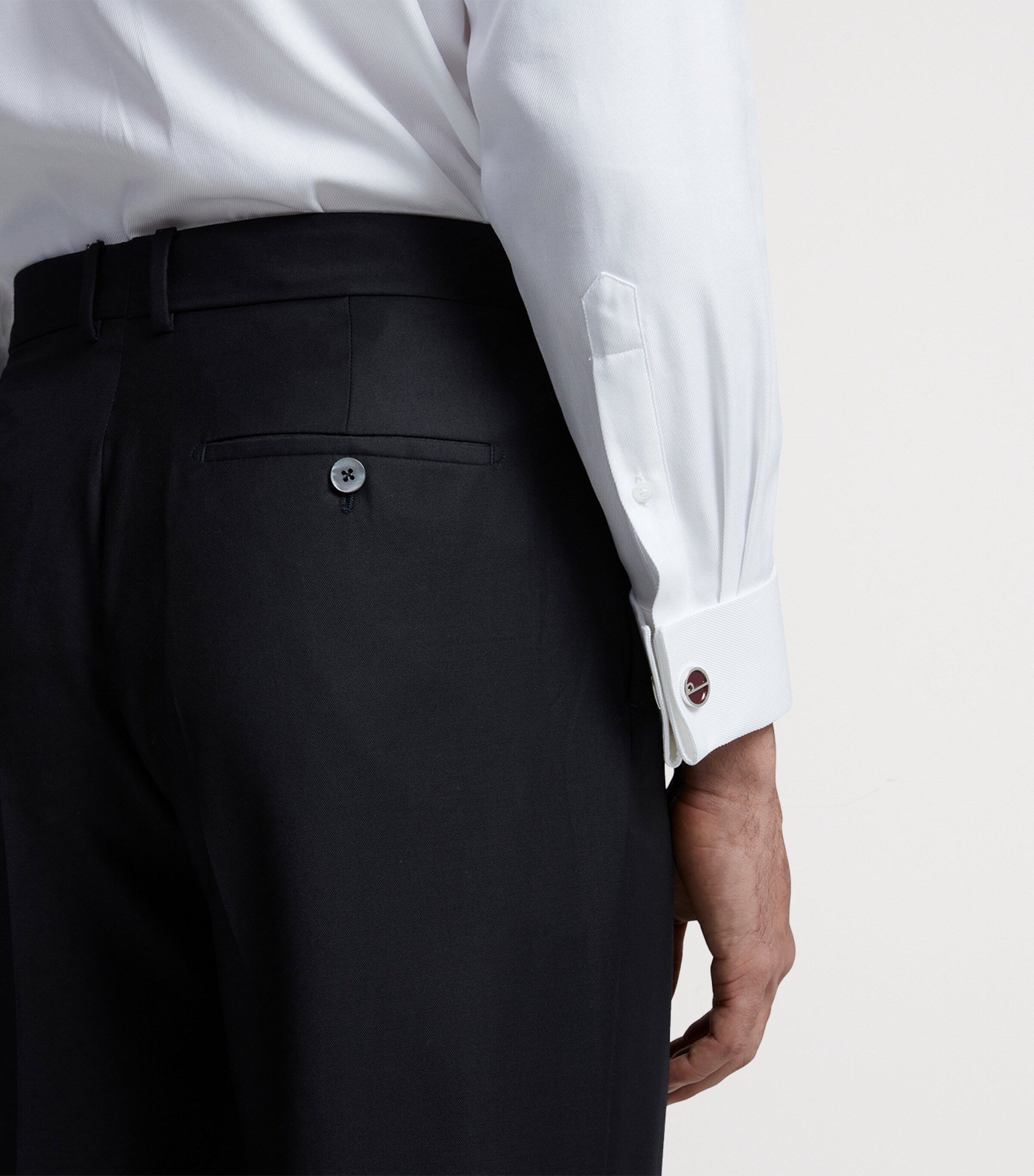 Wool Belgravia Trousers 410NAVY Image 5