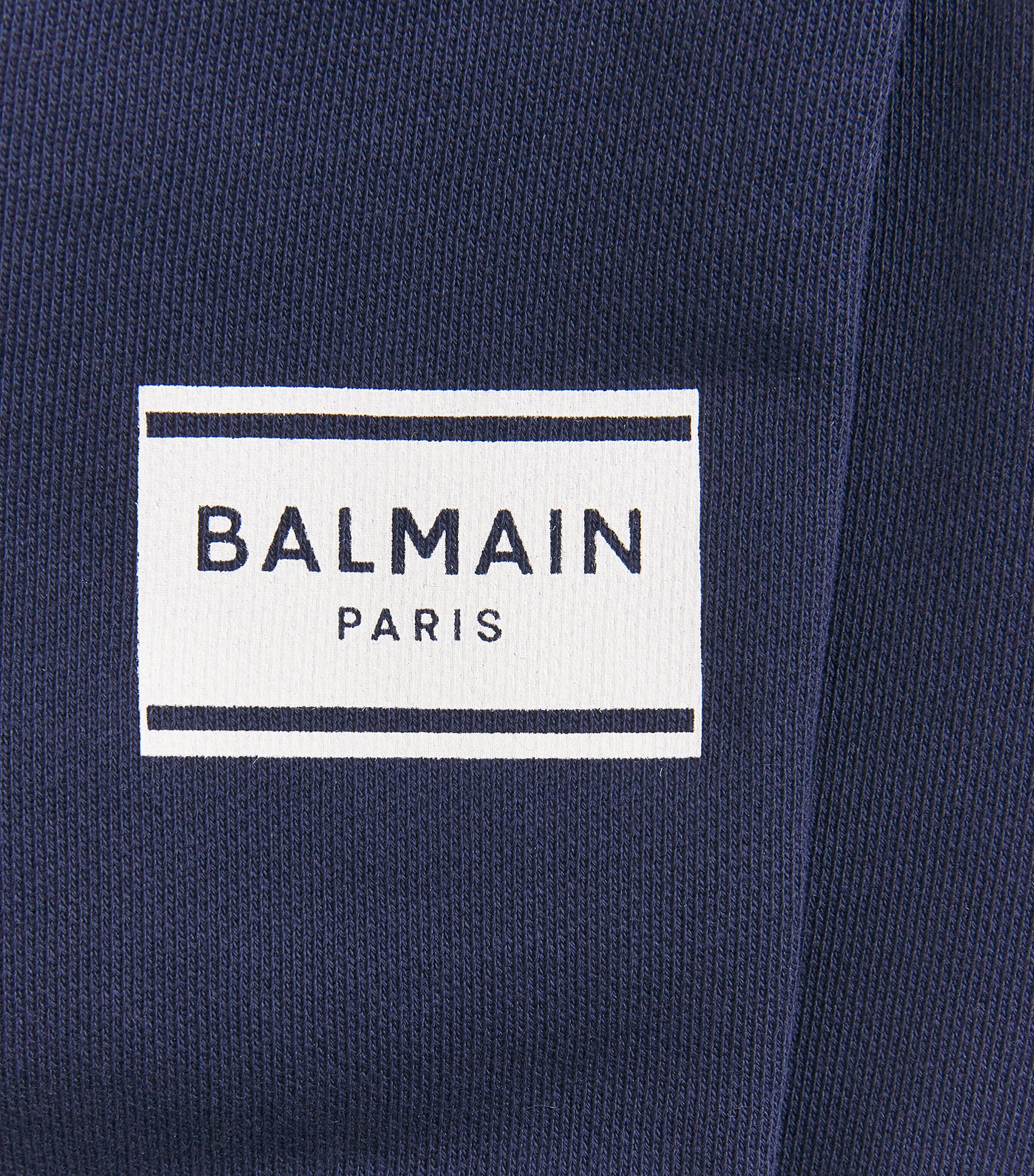 Cotton Logo Sweatpants (3-36 Months) 617BC BLUE/WHITE Image 3