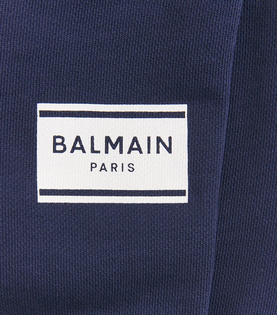 Cotton Logo Sweatpants (3-36 Months) 617BC BLUE/WHITE Image 3