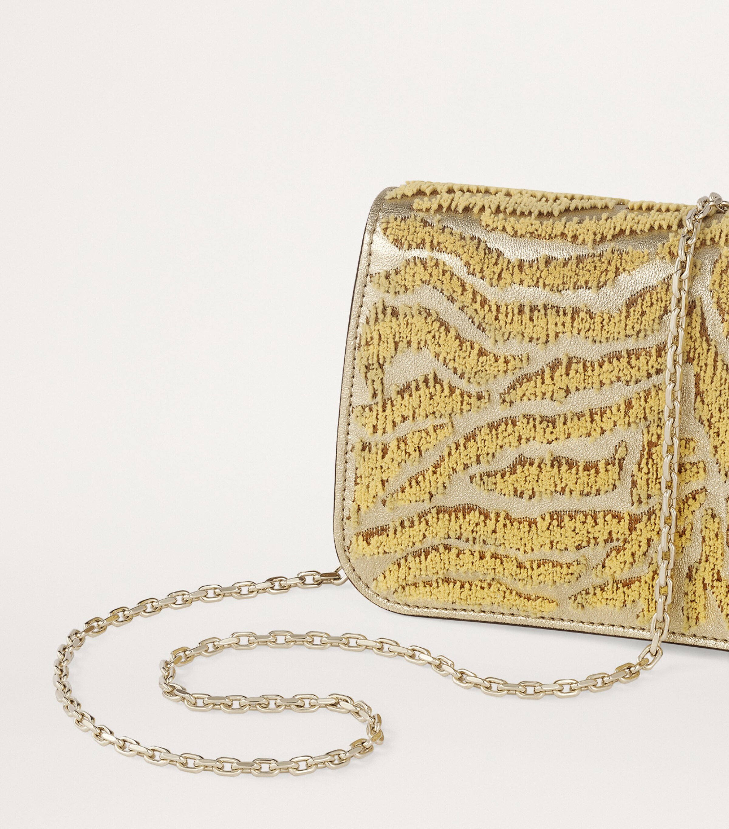 Cartier Mini Embroidered Panthère de Cartier Cross-Body Bag Golden Image 3