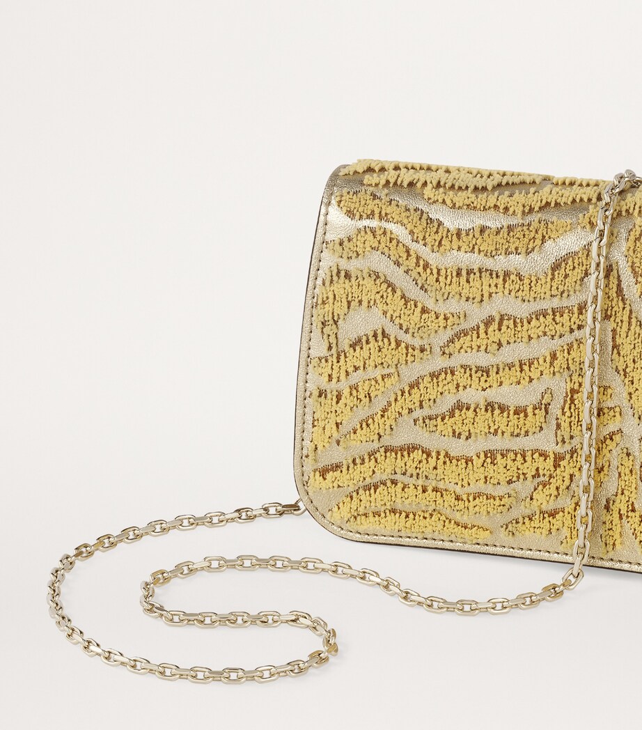 Cartier Mini Embroidered Panthère de Cartier Cross-Body Bag Golden Image 3