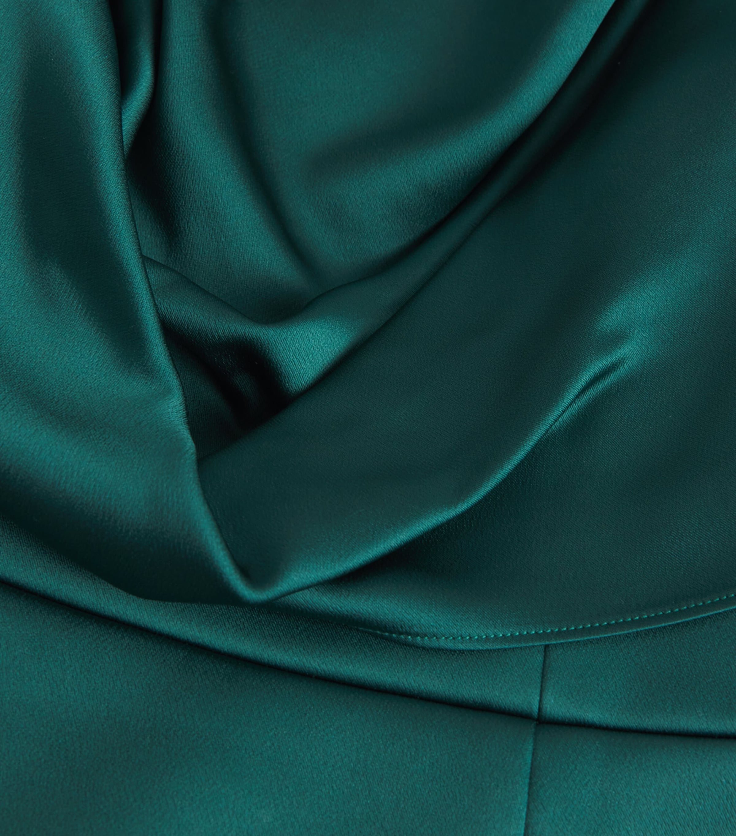 Cape-Detail Ellerie Gown FOREST GREEN Image 5
