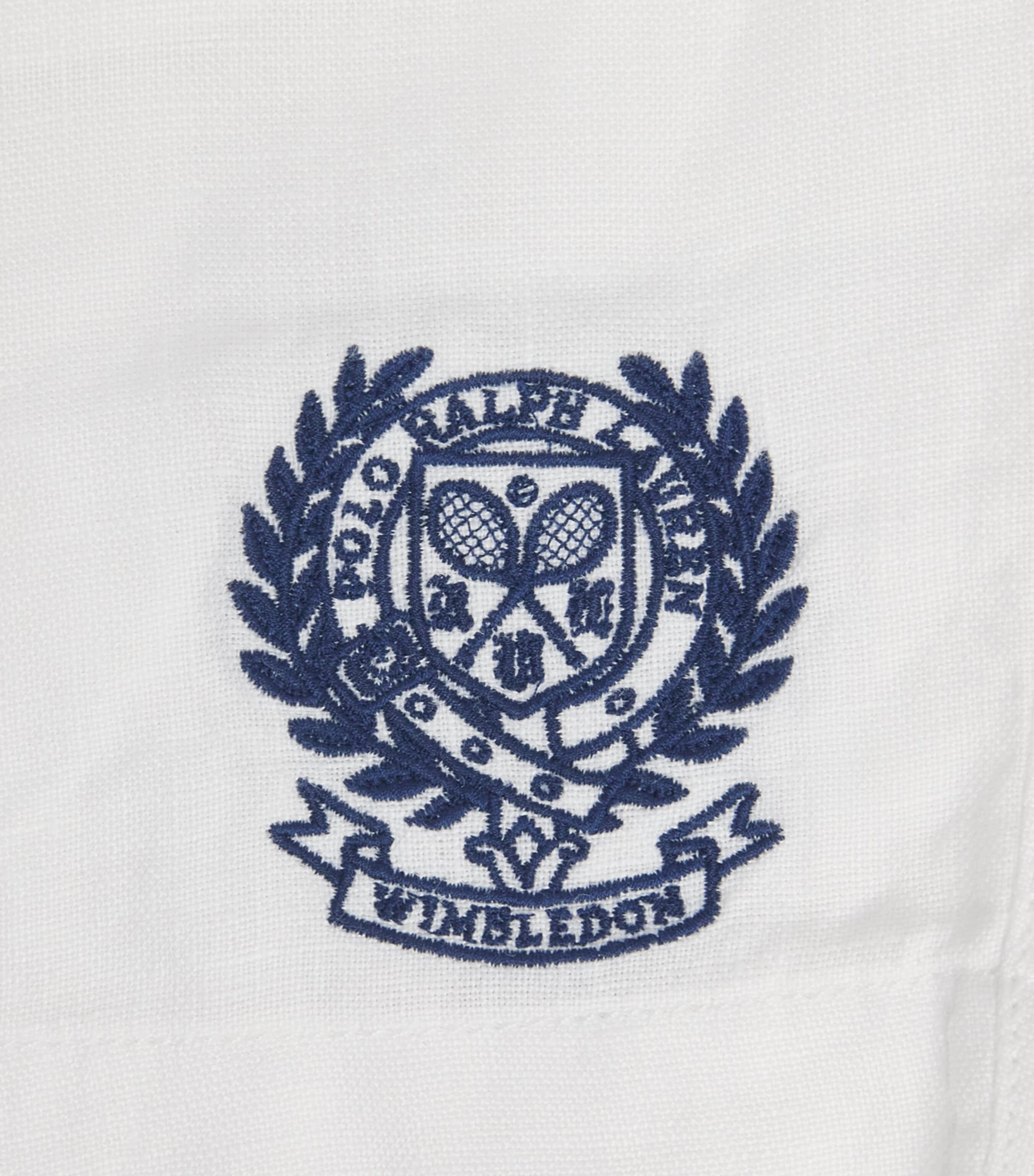 Polo Ralph Lauren Mens x Wimbledon Linen Shorts Ceramic White Image 6