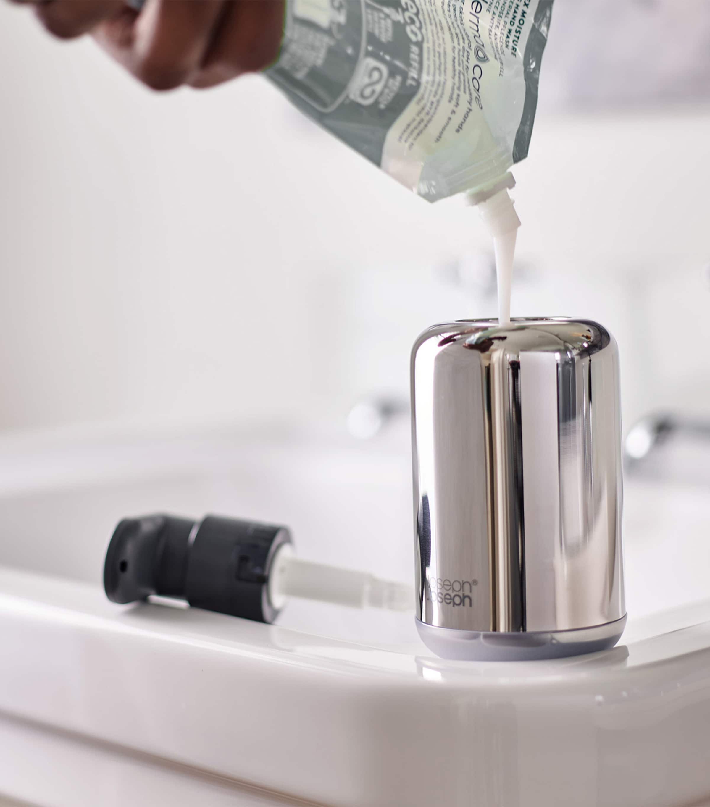 Joseph Joseph EasyStore Luxe Soap Dispenser | Bathroom | Bathroom Storage | Soap Dispensers | Designers | Joseph Joseph Joseph Joseph EasyStore Luxe Soap Dispenser | Bathroom | Bathroom Storage | Soap Dispensers | Designers | Joseph Joseph