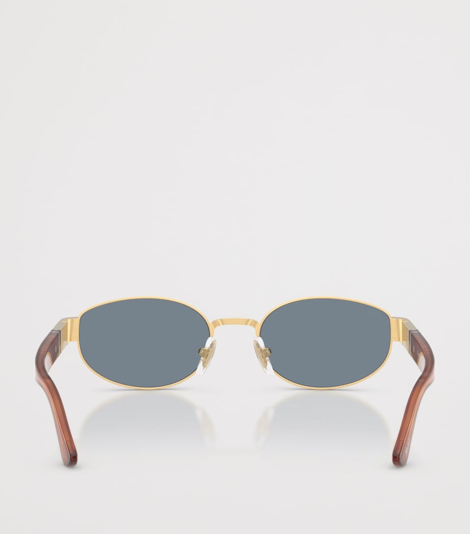 Persol PO1024S Oval Sunglasses Gold Image 4