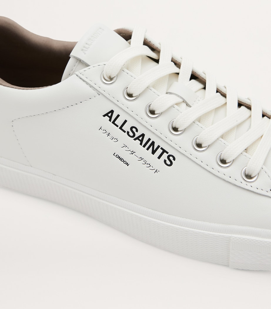 Leather Underground Low-Top Sneakers TRIPLE WHITE Image 6