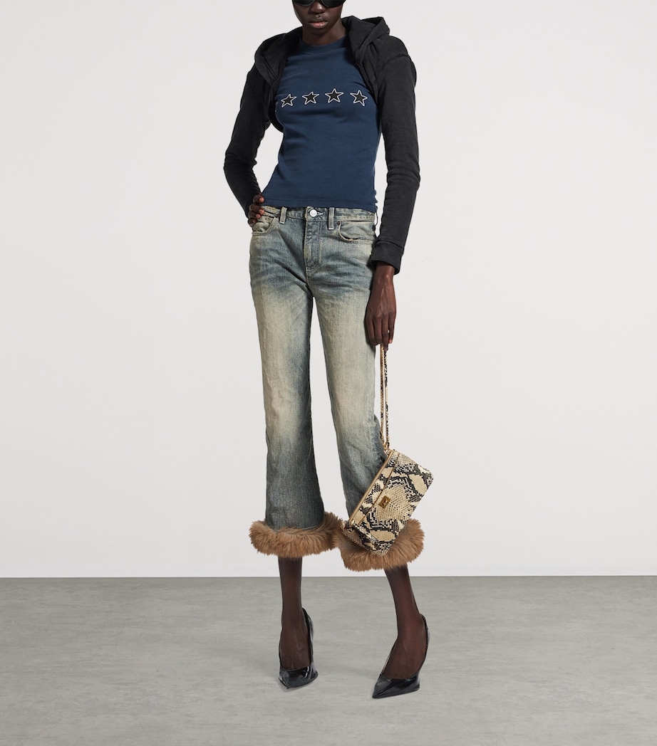 Calfskin Python-Embossed Pouch 2417 Image 3