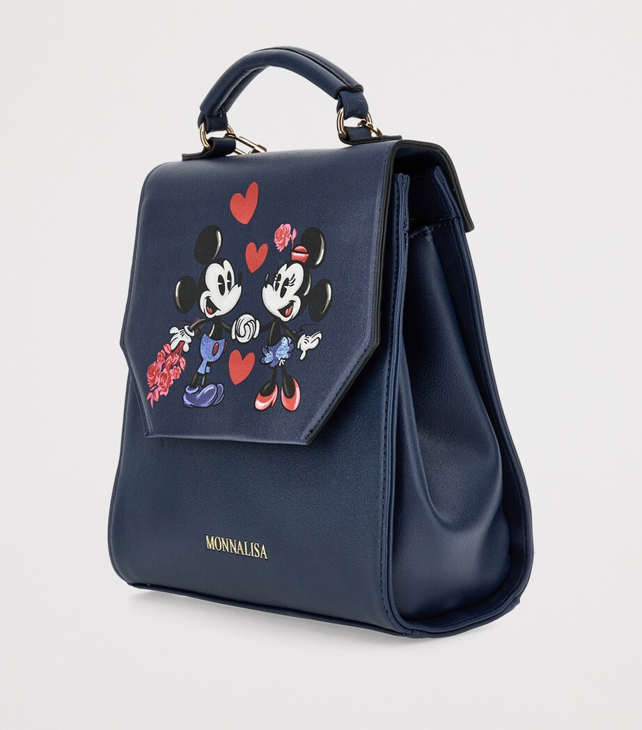 Mickey And Minnie Backpack BLU NAVY Image 3