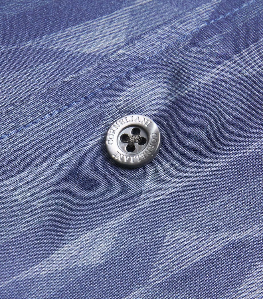 Silk Printed Shirt 1 NAVY BLUE Image 5