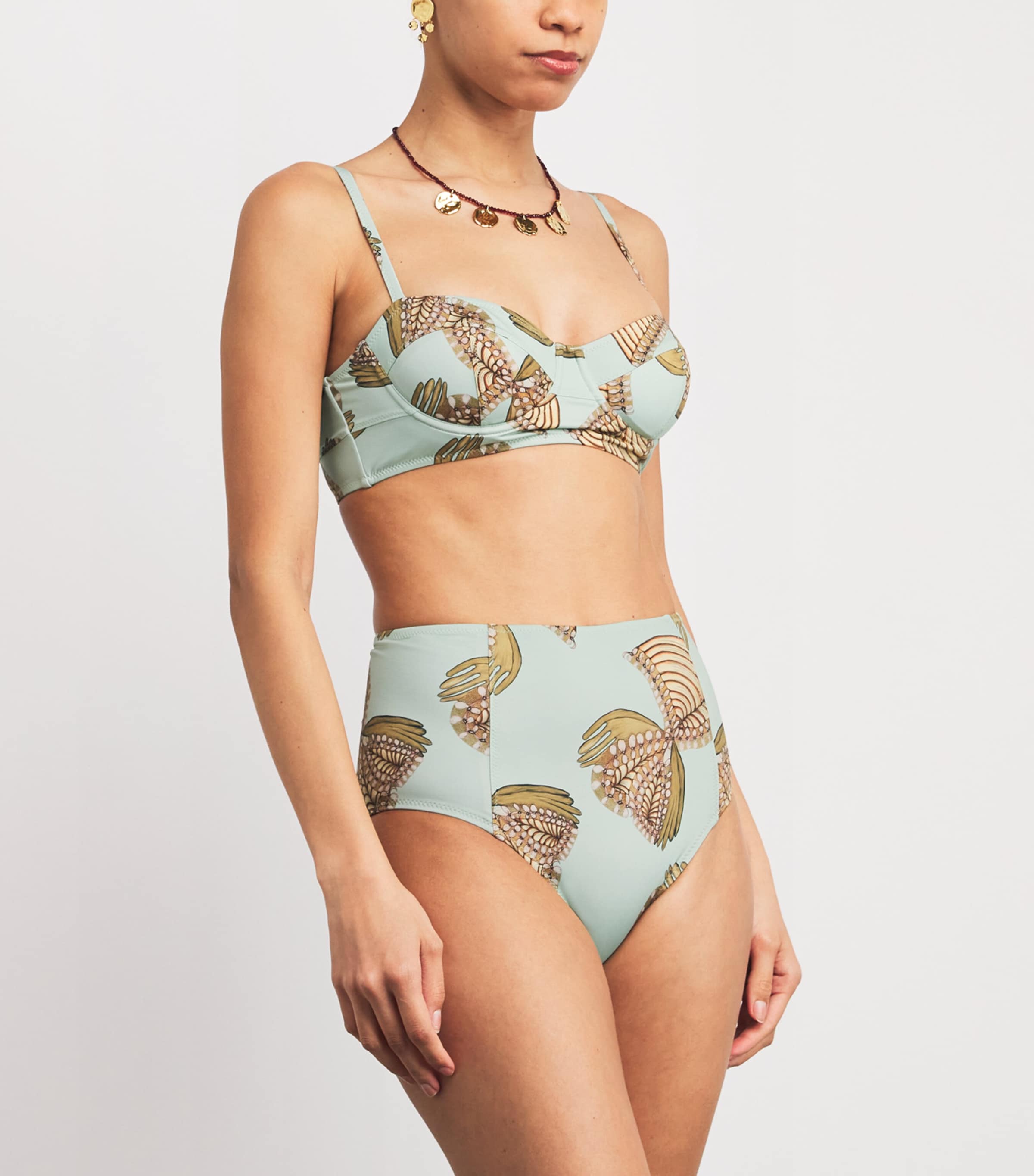Zahara Balconette Bikini Top WATER BLOSSOMS Image 2
