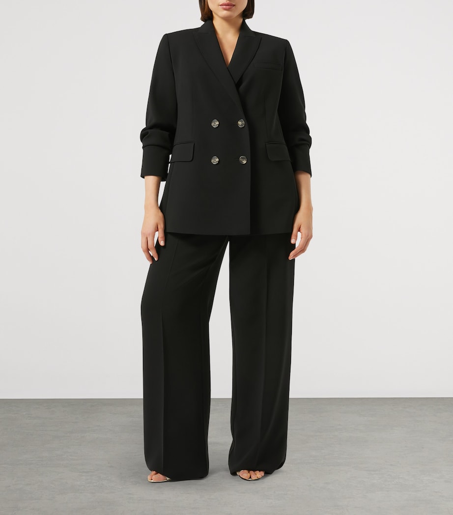 Afosi Wide-Leg Trousers BLACK Image 2