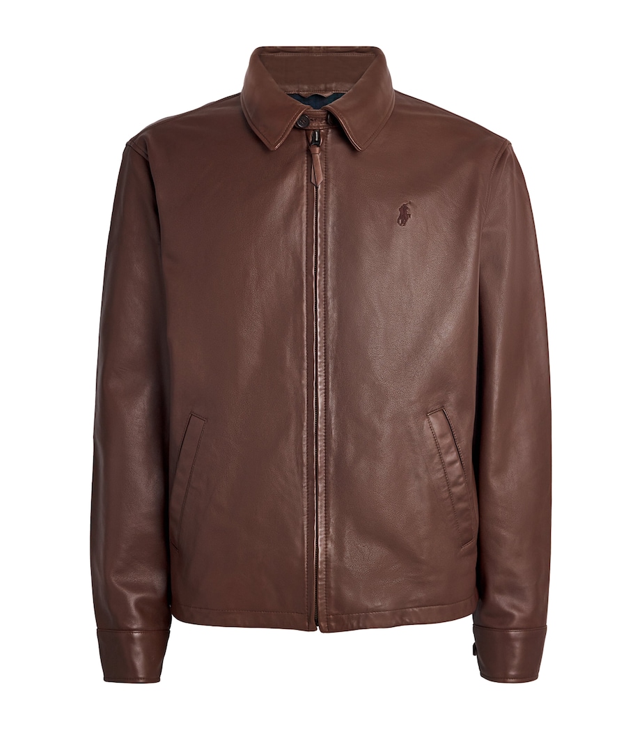 Leather Jacket BROWN Image 1