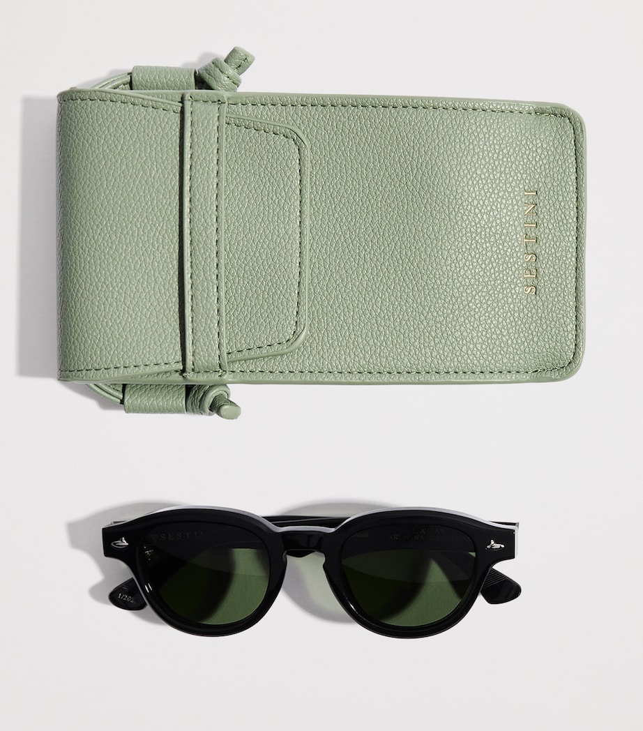 Sestini Acetate Sei e Mezzo Sunglasses Foresta Image 5