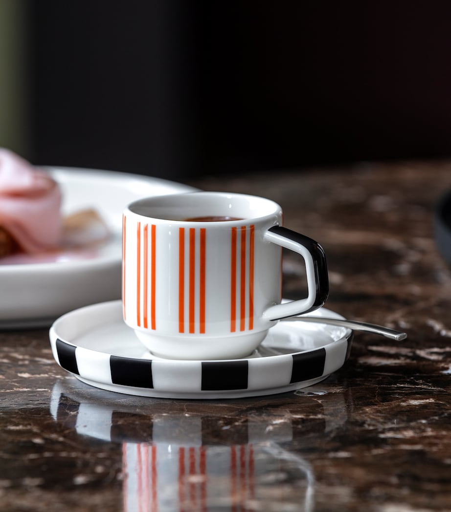Porcelain Memphis Espresso Cup (60ml) WHITE Image 5