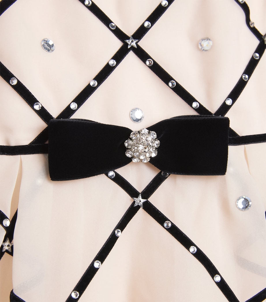 Tulle Embellished Hopscotch Dress (6-12 Years) 820 ILLUSION Image 3