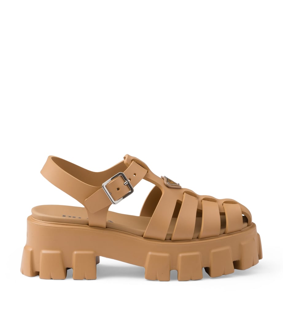Rubber Platform Sandals 55 F0346 Image 1