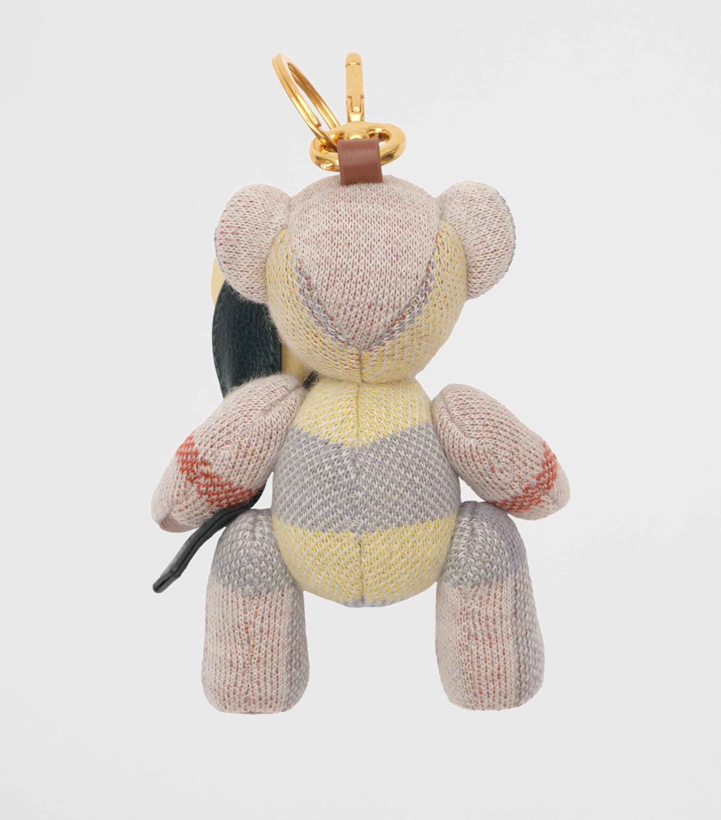 Wool Thomas Bear Charm PEBBLE BEIGE Image 3