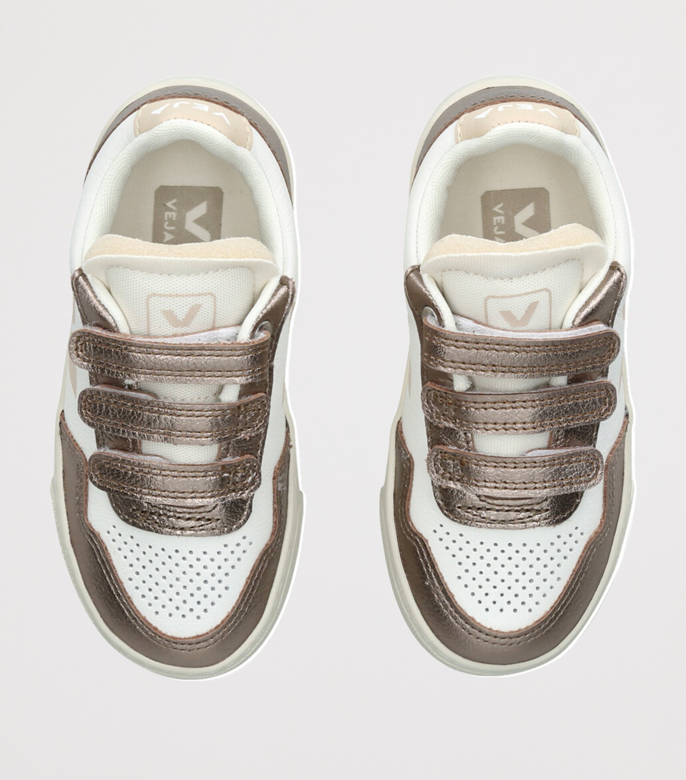 Leather V-90 Sneakers BRONZE COM Image 4