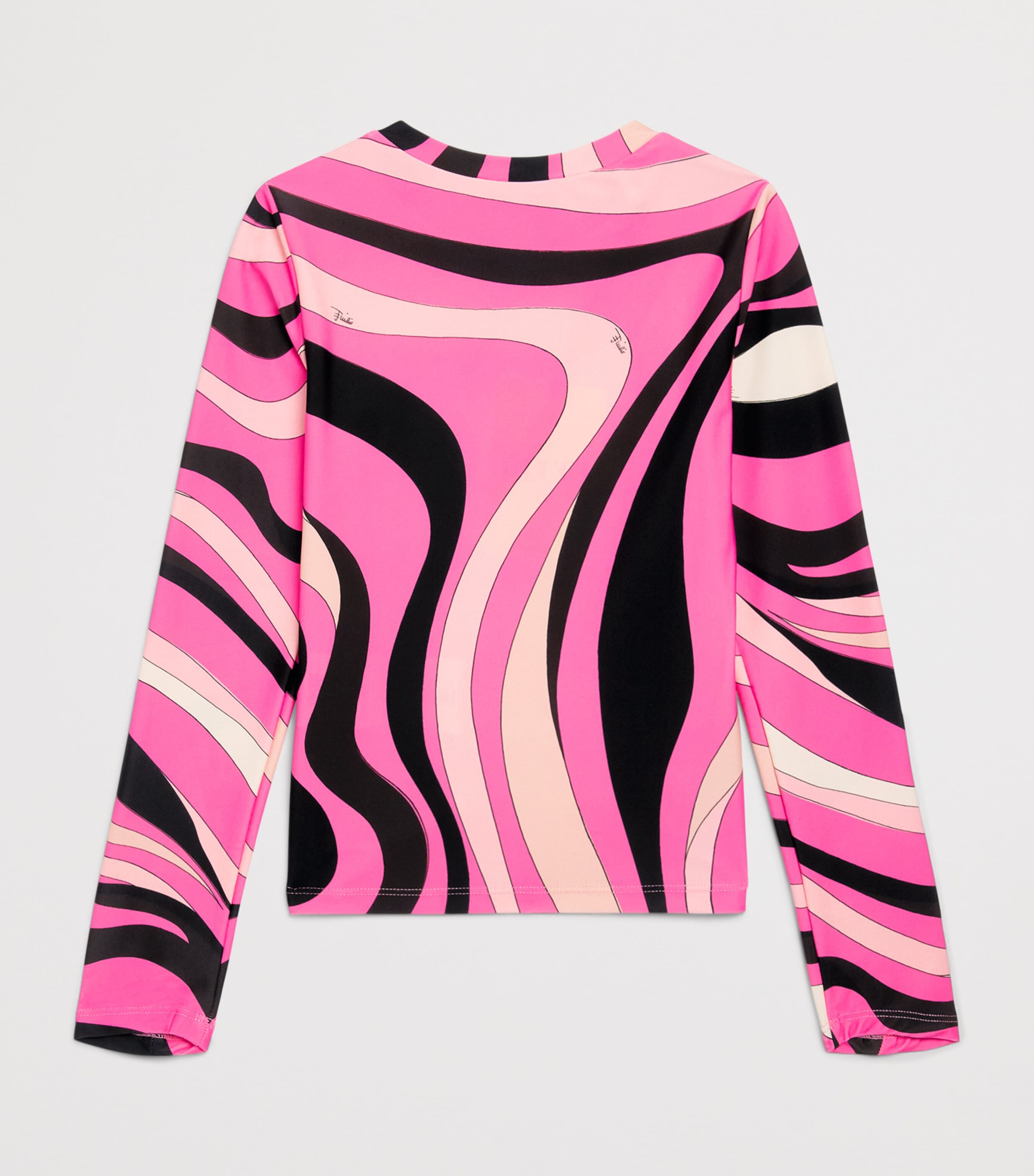 PUCCI Junior Printed Long-Sleeve T-Shirt (4-14 Years) Rosa/marrone Image 2