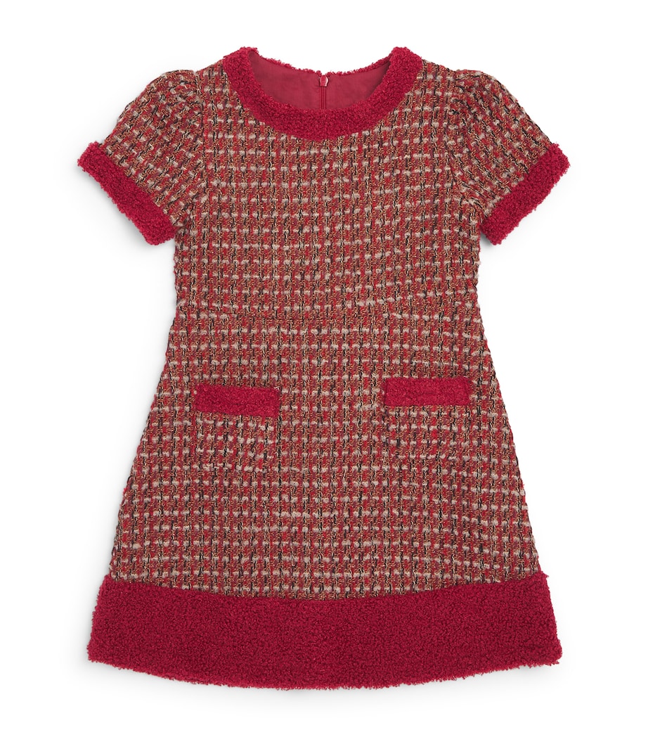 Patachou Tweed Short-Sleeve Dress (2-14 Years) Tweed Image 1
