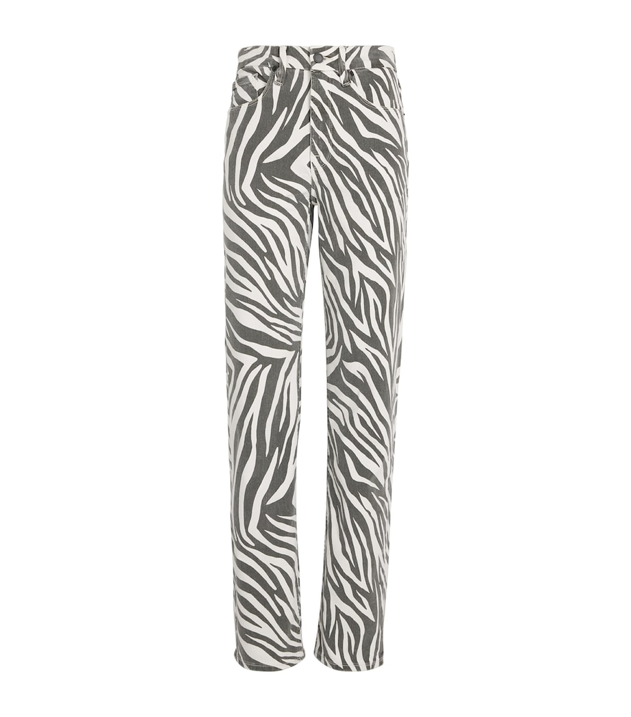 Zebra Good Icon Straight Jeans 002CLOUD WHITE ZEBRA Image 1