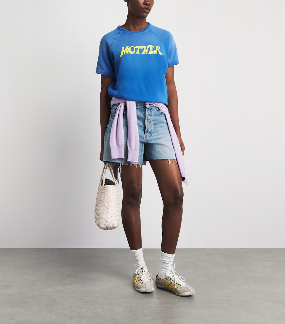 MOTHER Womens Extra Mile Shorts Head Rush Image 2