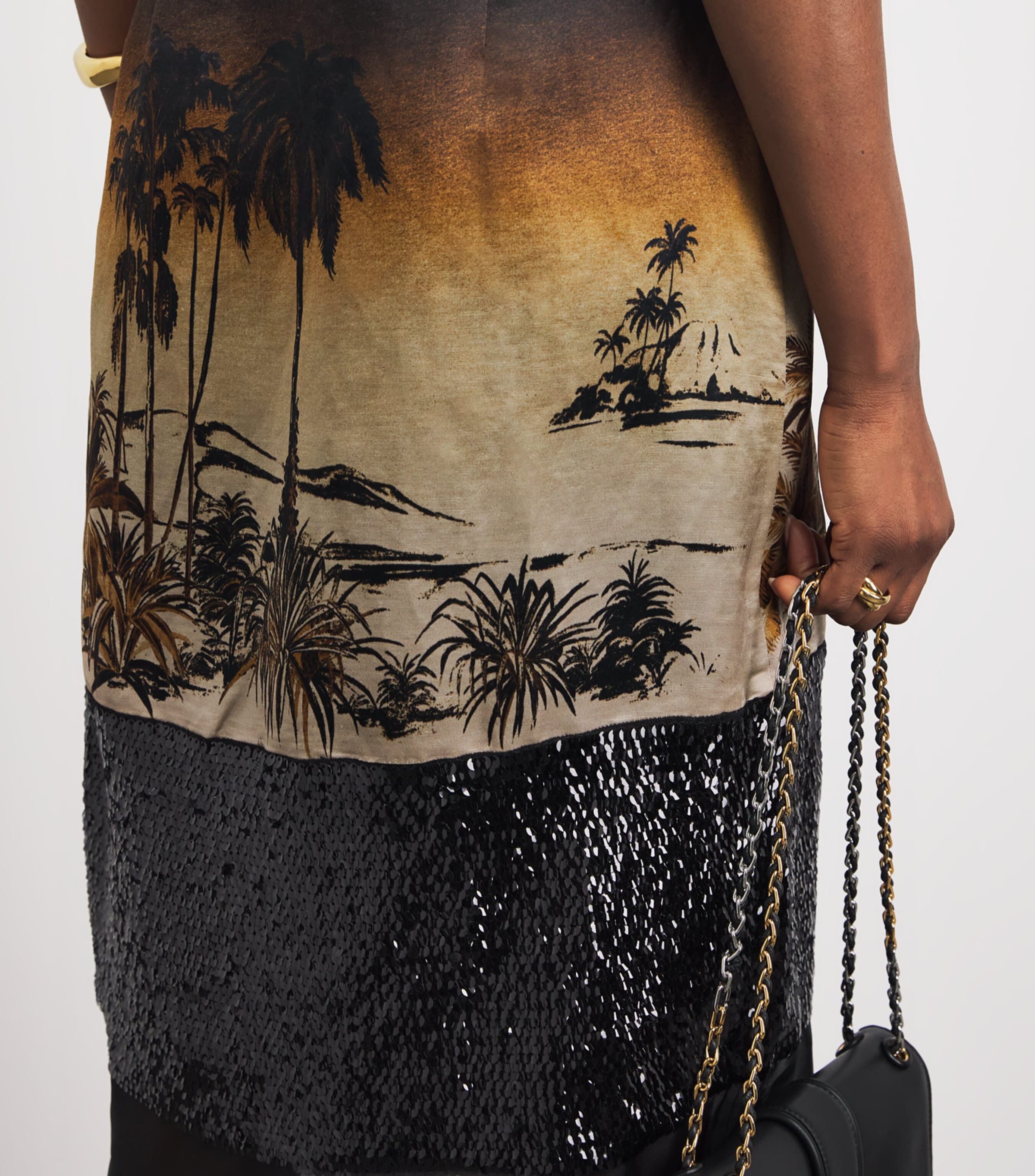 STAUD Womens Linen-Silk Nalu Slip Dress Cfng Cali Nights Image 4