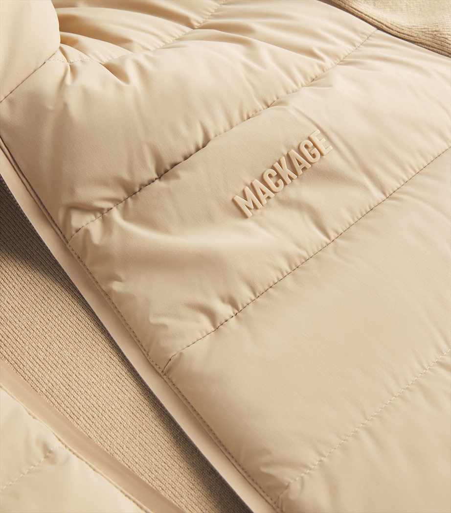 Haney-City Hybrid Down Jacket LIGHT CAMEL Image 5