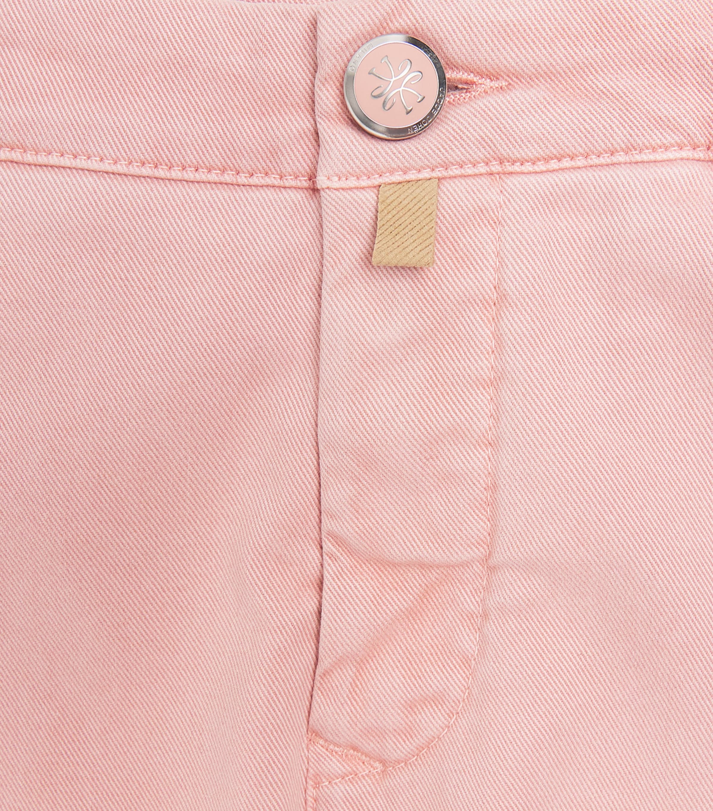 Jacob Cohën Mens Bobby Slim Chinos Pink Image 6