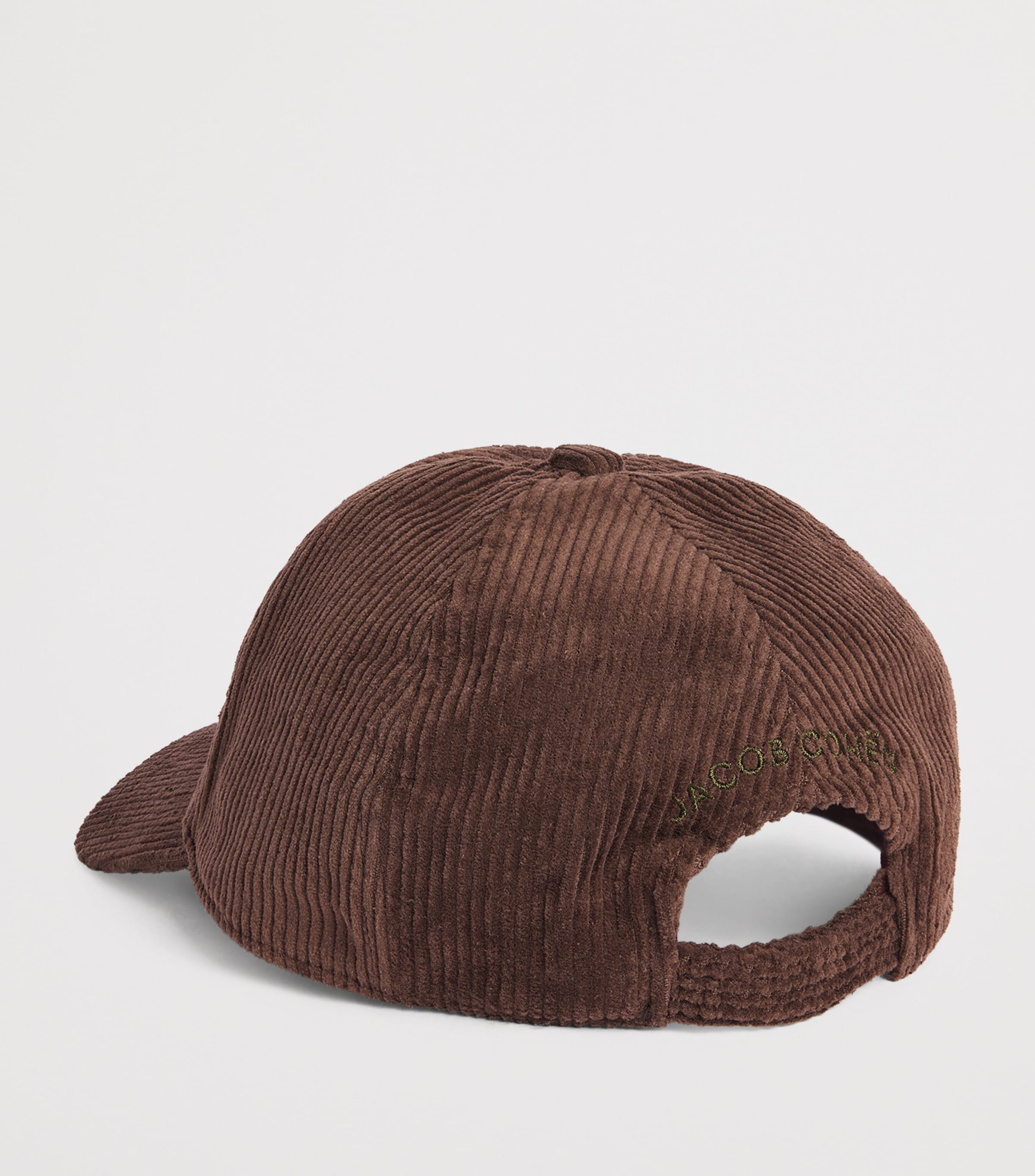Jacob Cohën Cotton Corduroy Logo Baseball Cap Rust Brown Image 2