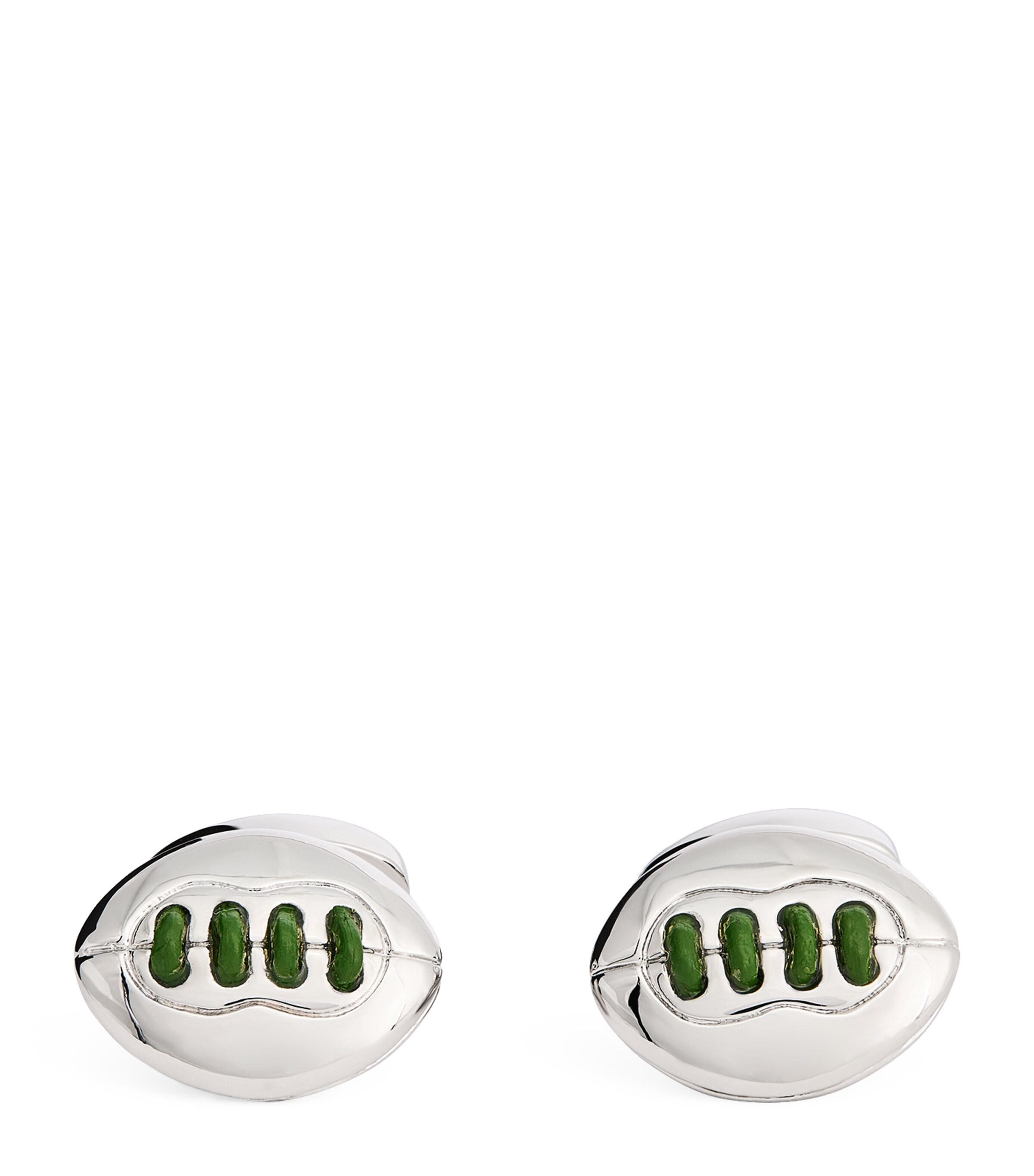 Babette Wasserman Thread-Detail American Football Cufflinks | Men Accessories | Cufflinks | Partywear | Mens | Accessories