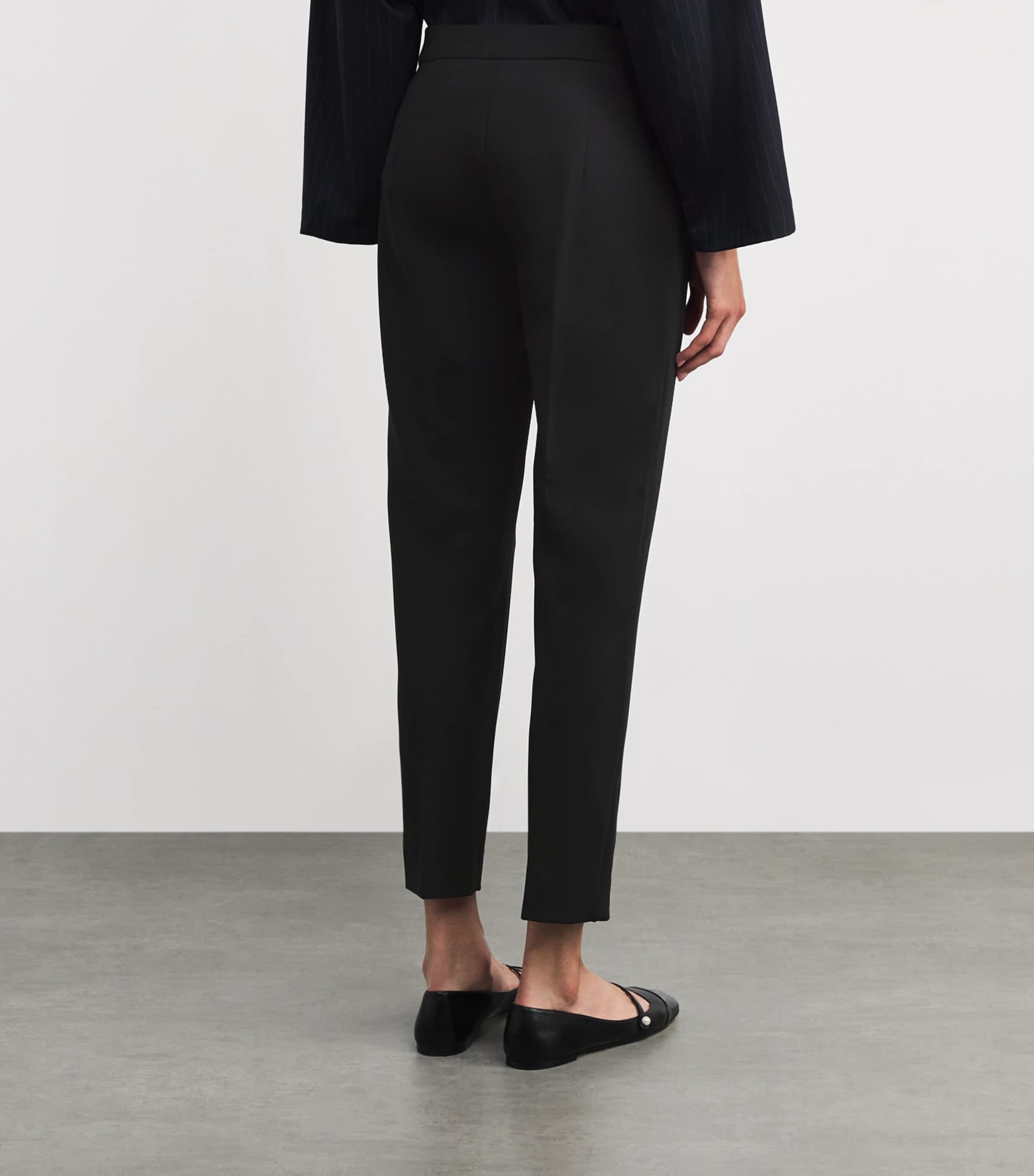 Jersey Suit Trousers BLACK Image 4