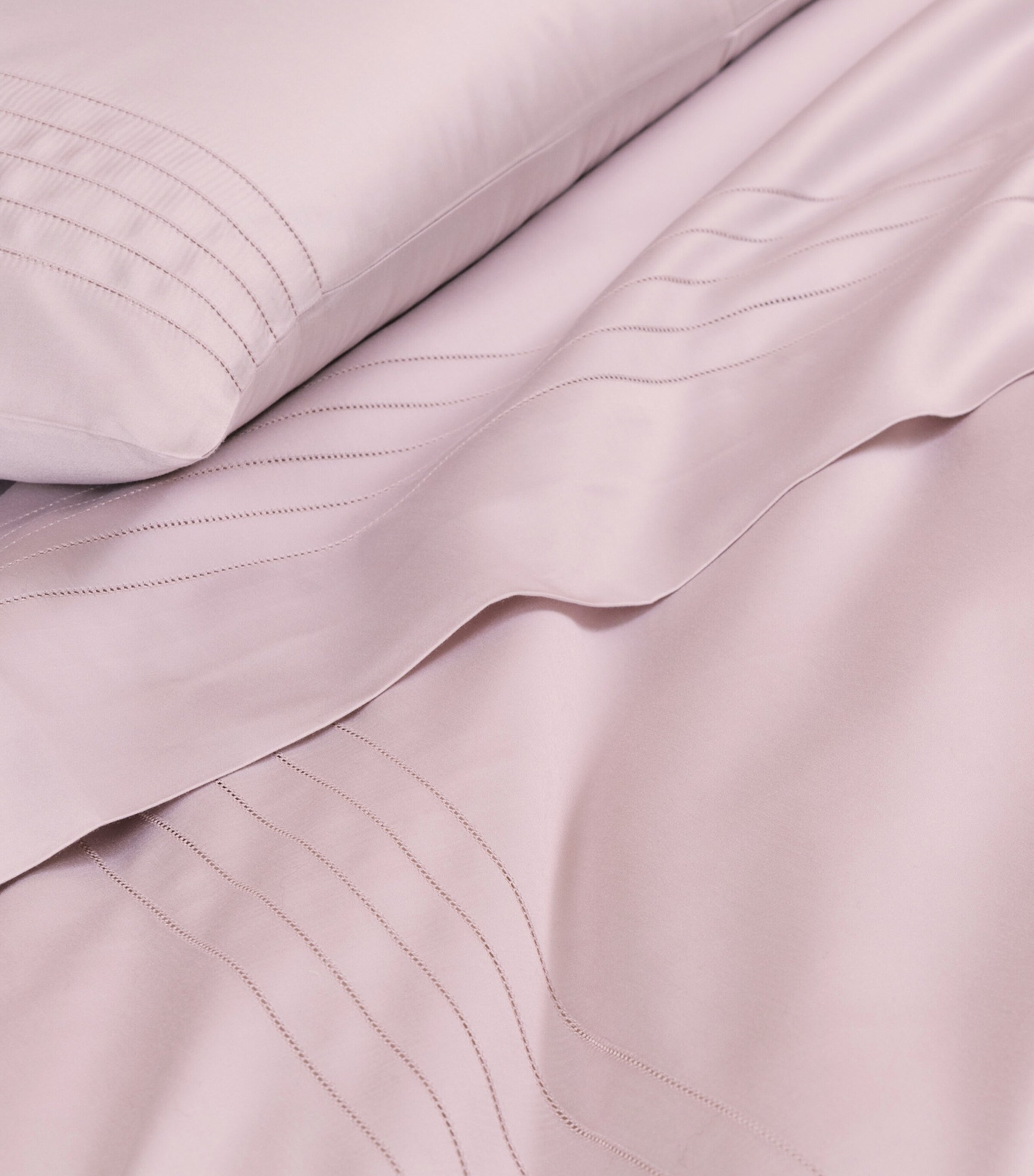 Lush Ajour Super King Oxford Flat Sheet Set 3422 - SAKURA PINK Image 4