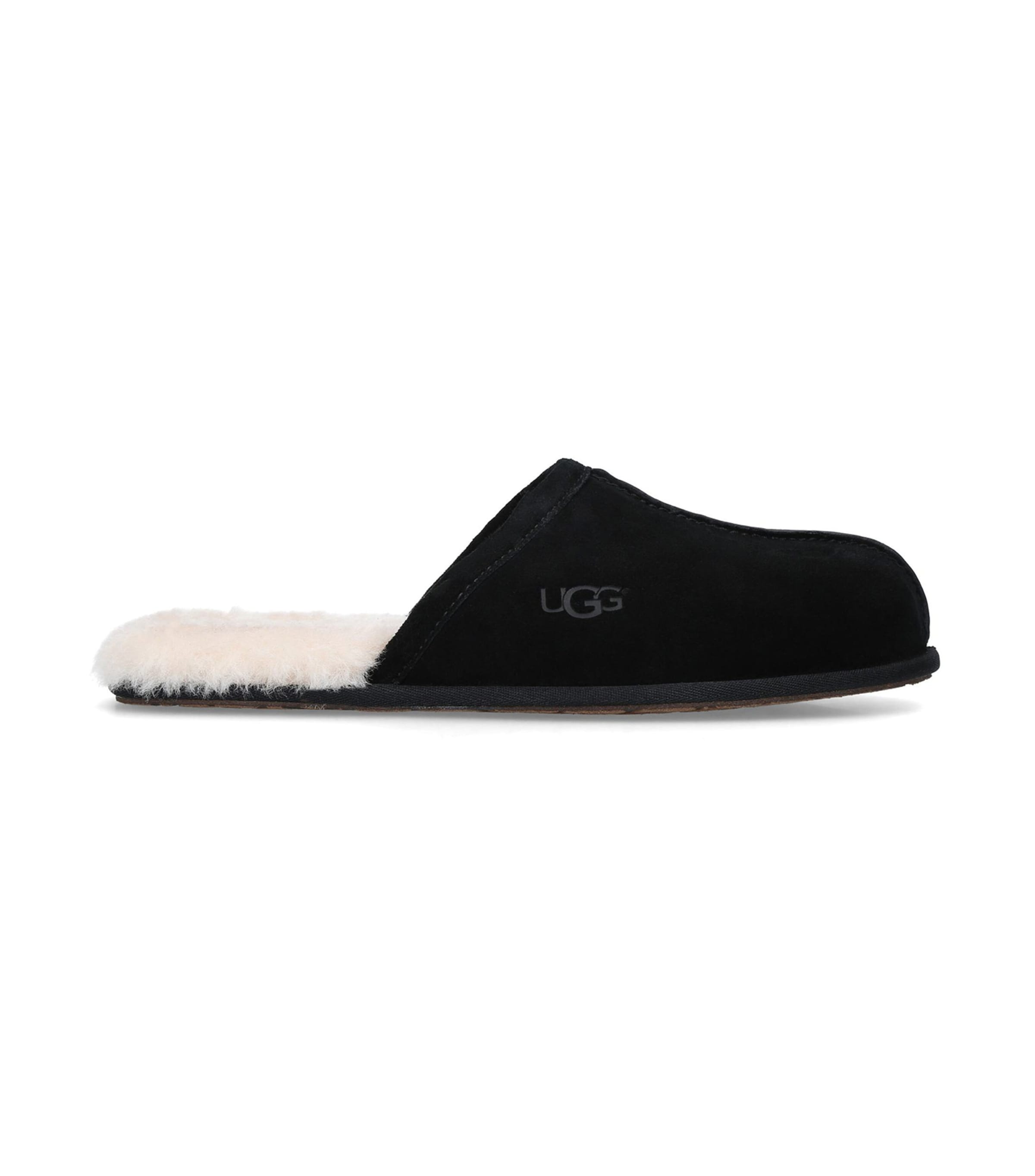 Scuff Suede Slippers BLACK Image 3