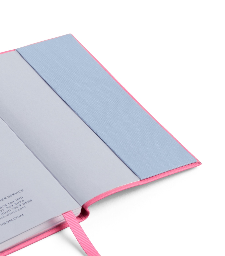 Smythson Leather Panama Weekly Diary 2027 Flamingo Image 4