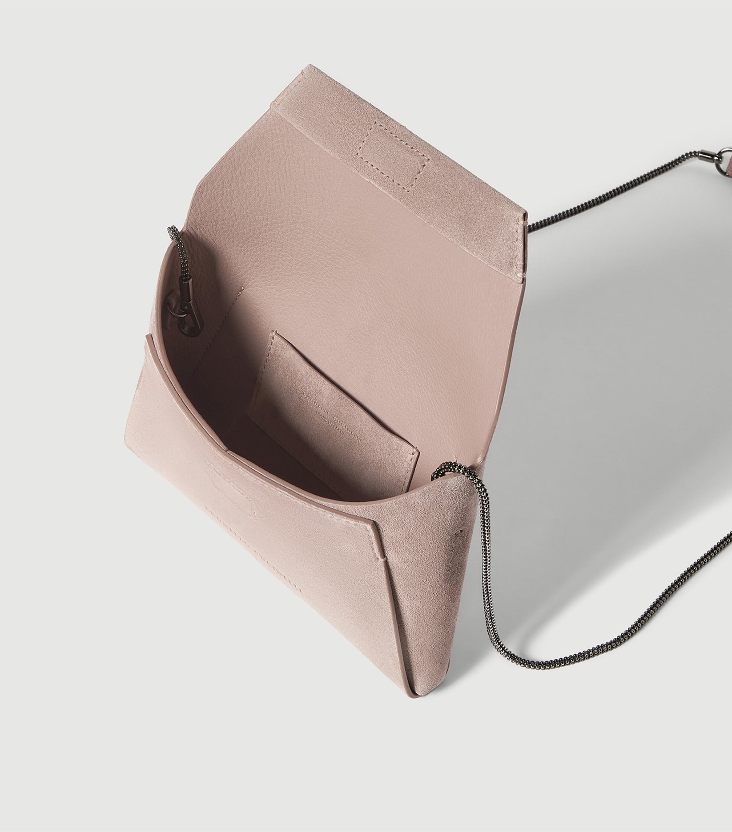 Brunello Cucinelli Suede Clutch Bag Image 5