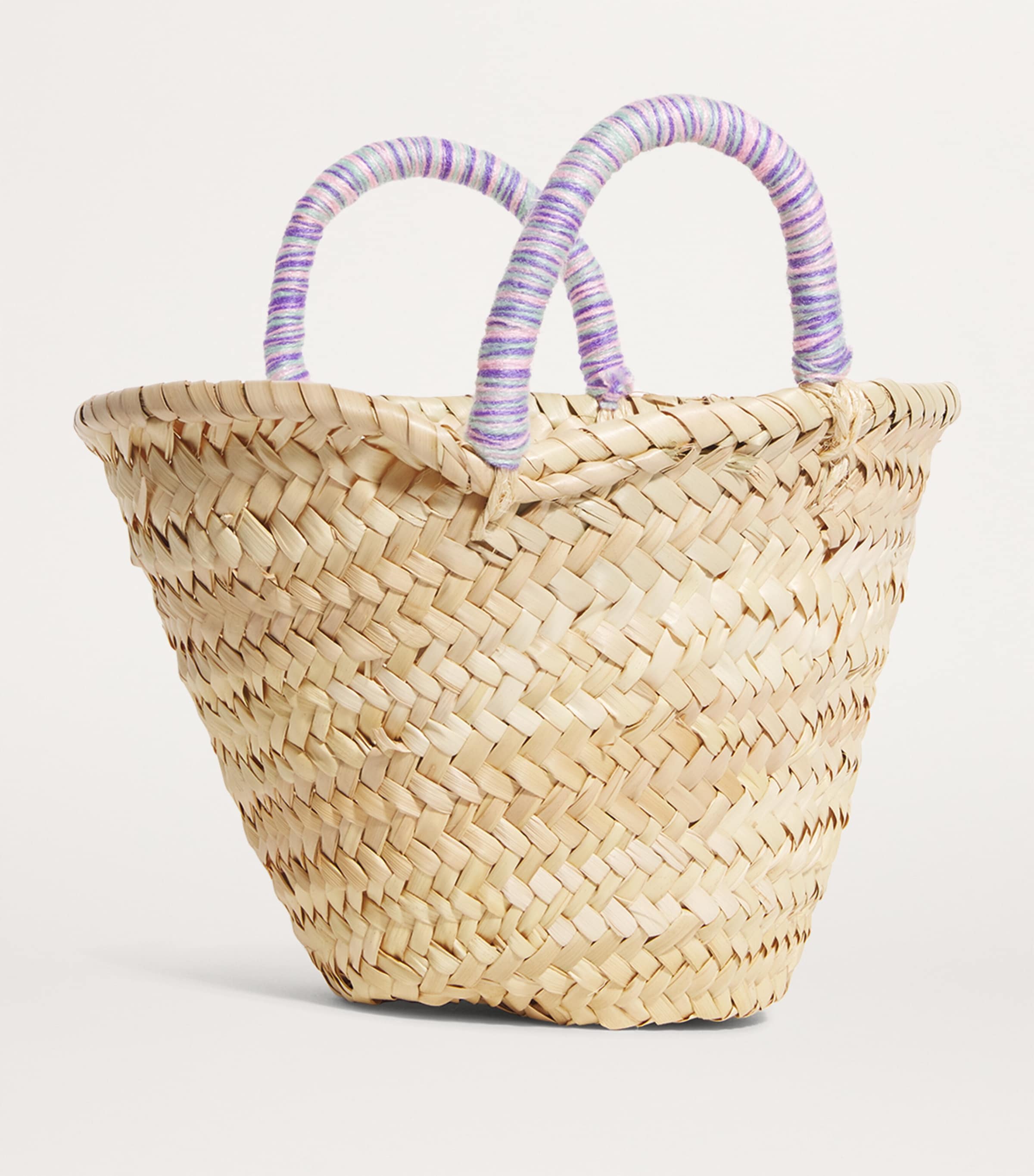 BONITA Mini Rainbow Basket Bag Multi Colour Image 2