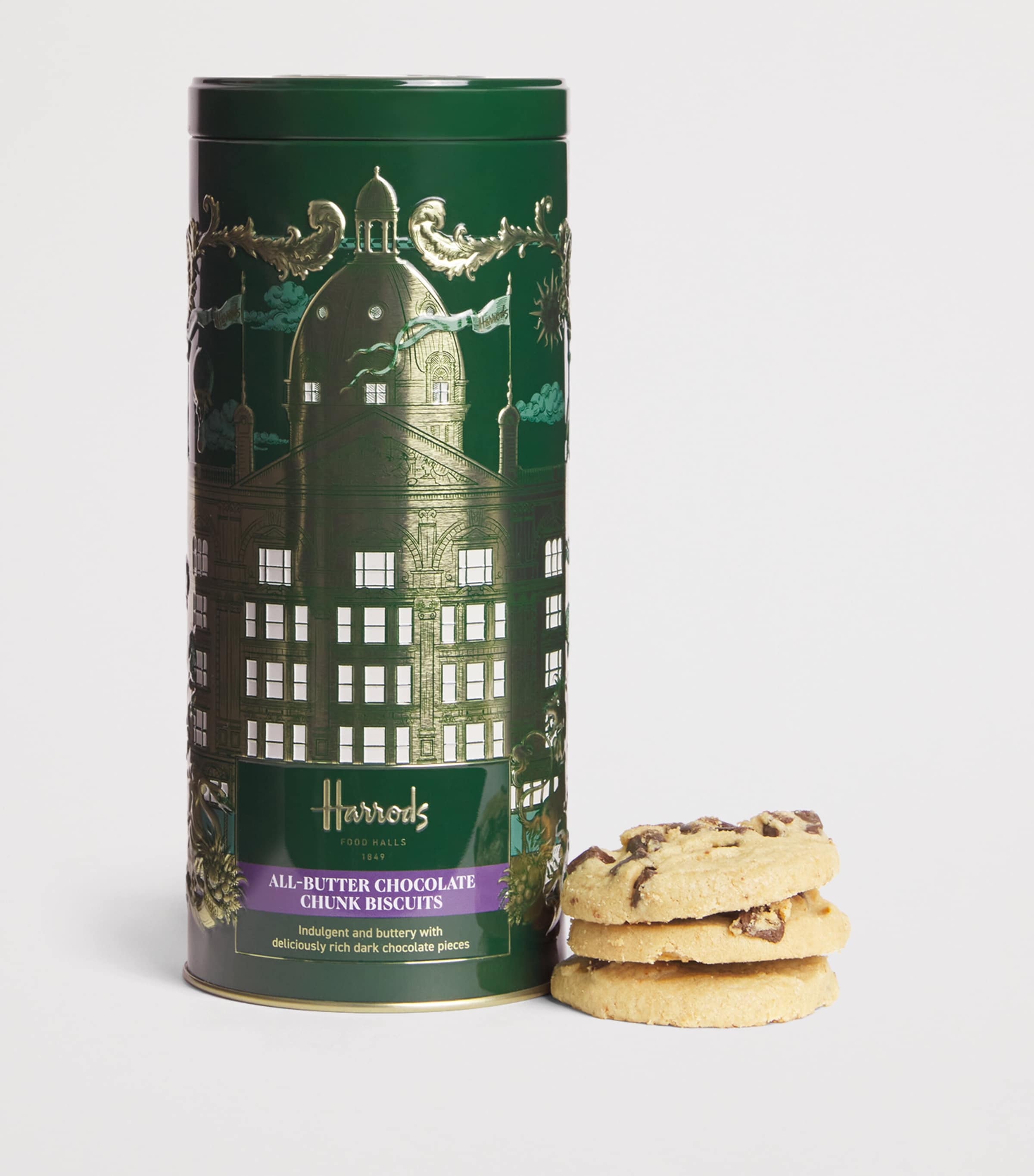Harrods All-Butter Chocolate Chunk Biscuits (200g) Image 2