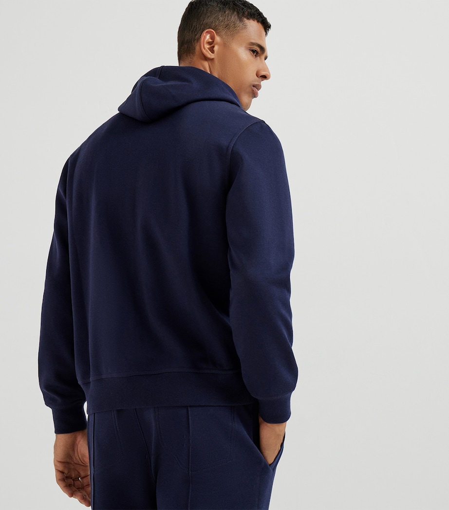 Terry Cotton-Cashmere-Silk Zip-Up Hoodie C1265 Image 3